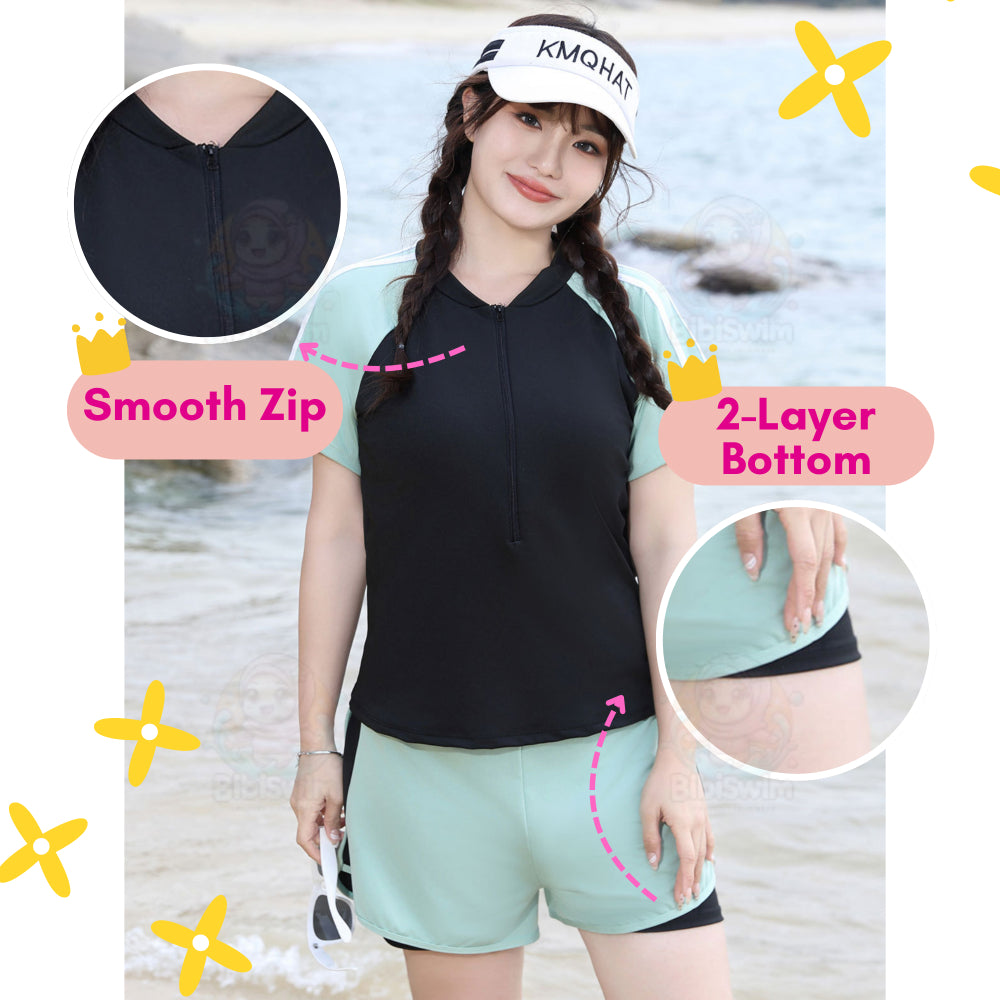 BIBISWIM Plus Size Swim Set