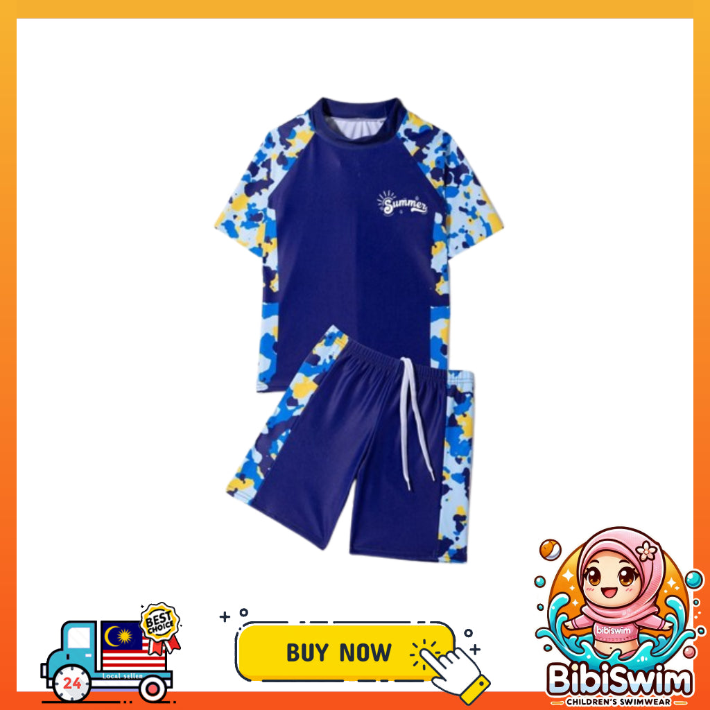 BIBISWIM Kids' 2-Pc Swim Set
