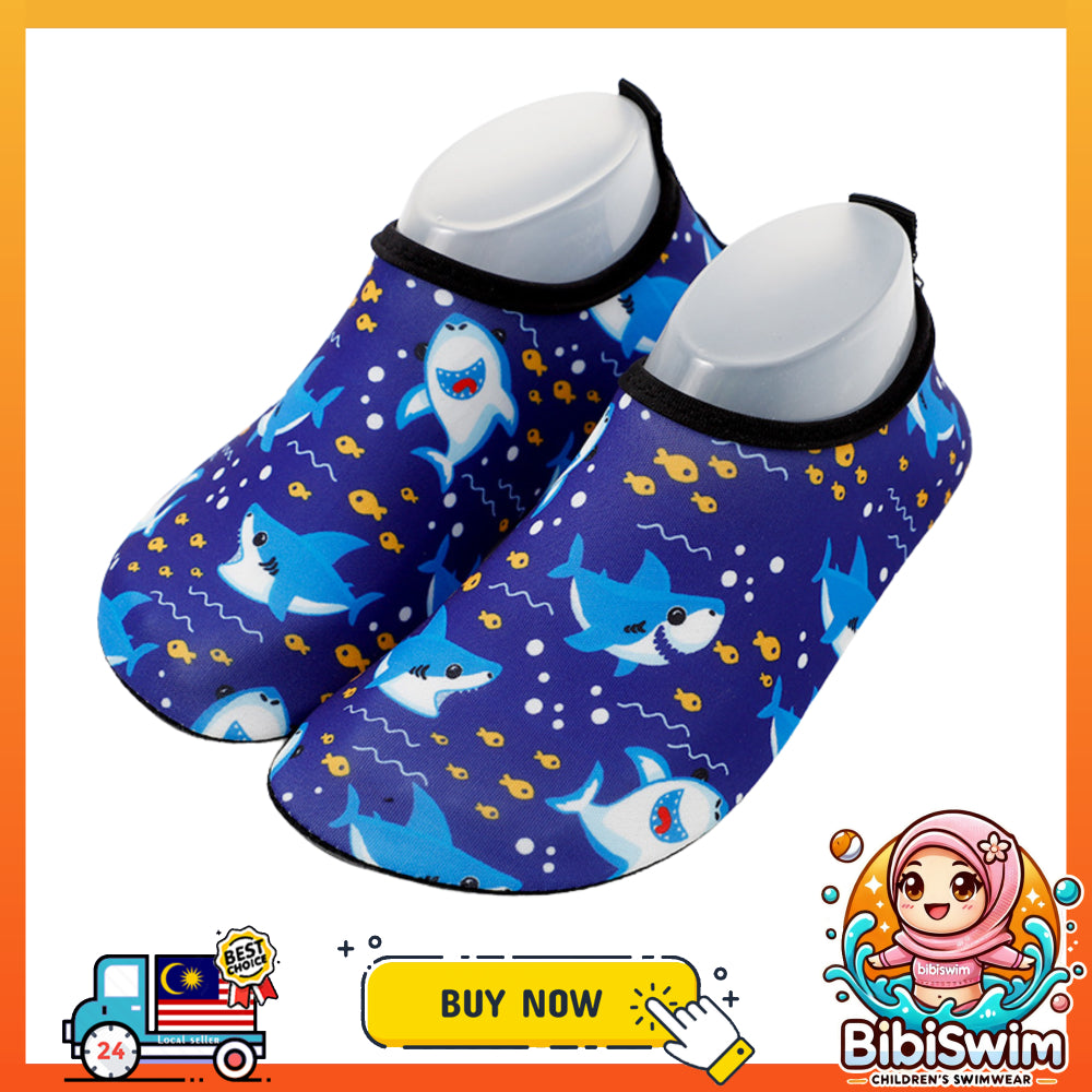 BIBISWIM Anti-Slip Kids Swim Shoes