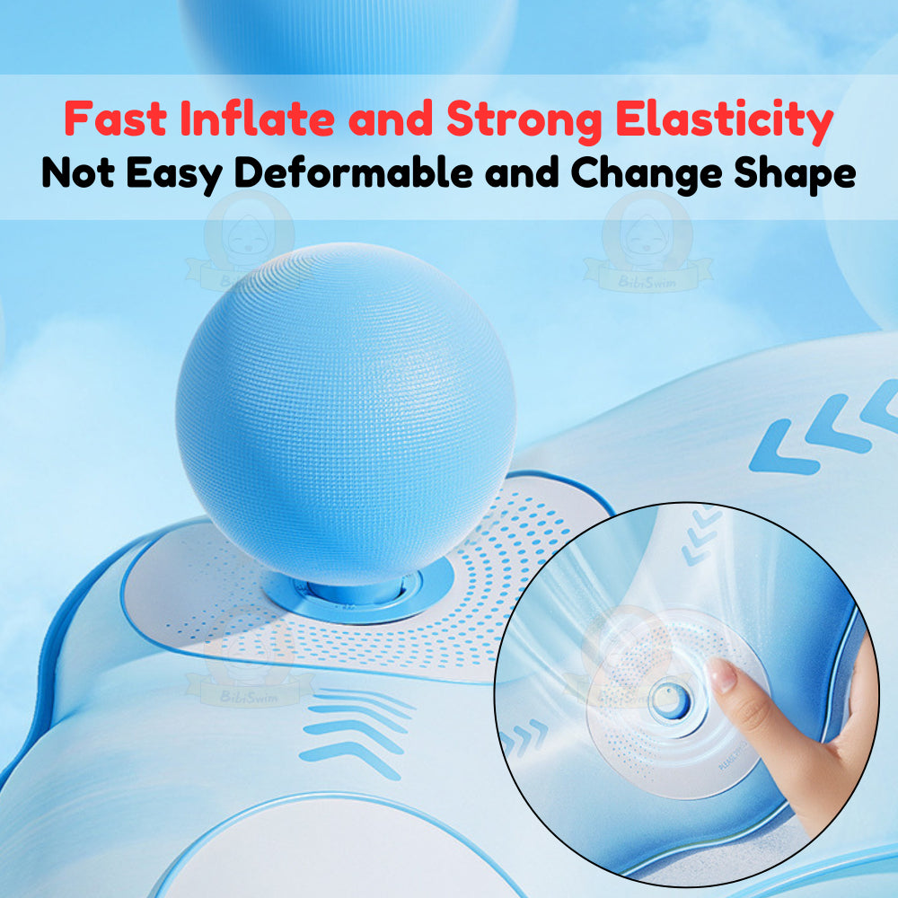BIBISWIM Self-Inflating Swim Ring
