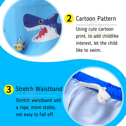 BIBISWIM Dino Shark Swim Set
