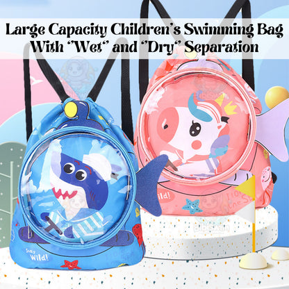 BIBISWIM Kids Wet Dry Swim Bag