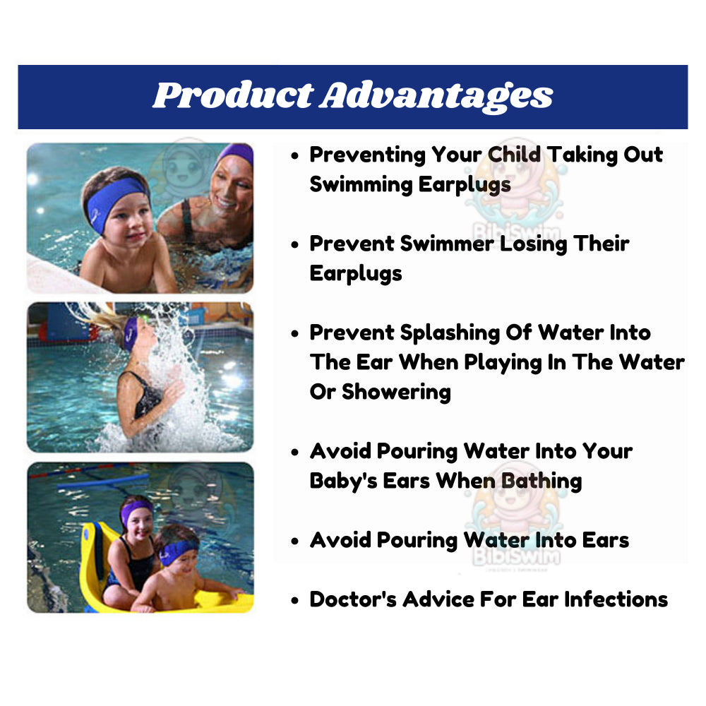 BIBISWIM AquaGuard Swim Ear Band