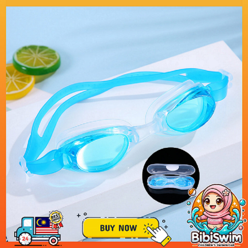 BIBISWIM Kids Swim Goggles AntiFog 3-12
