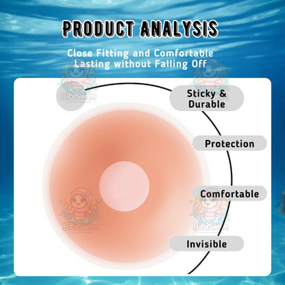 BIBISWIM StickOn Swim Nipple Covers