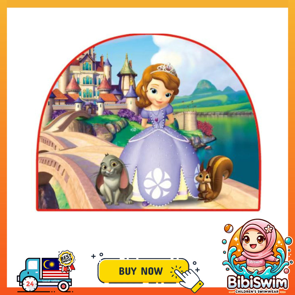 BIBISWIM Cartoon Kids Swim Cap