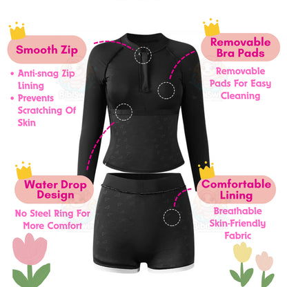 BIBISWIM Modest 3-Piece Swim Set