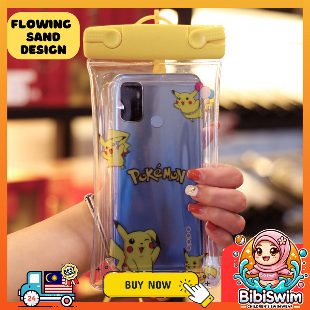 BIBISWIM Cartoon Waterproof Phone Pouch