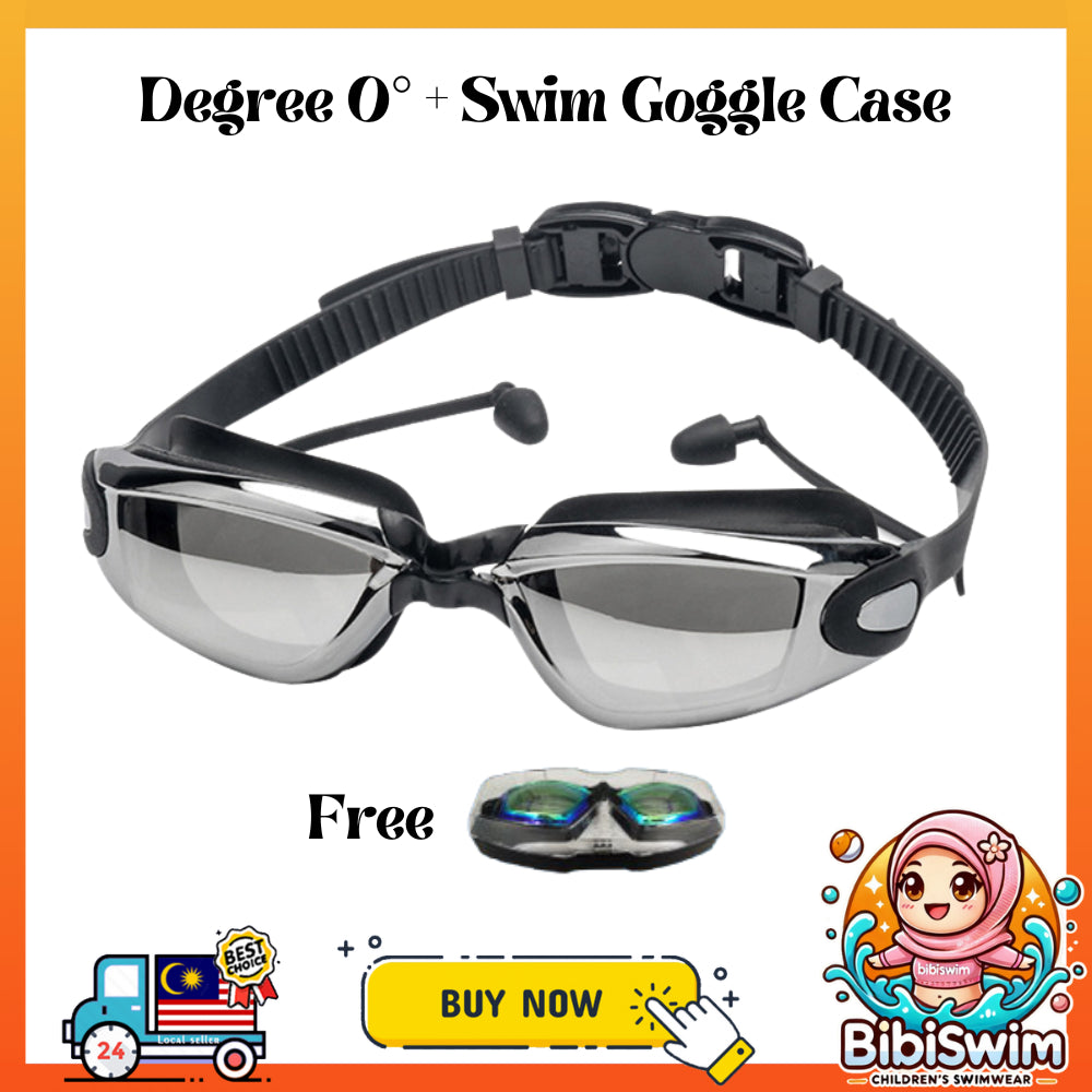 BIBISWIM Power Adjustable Swim Goggles 0-800