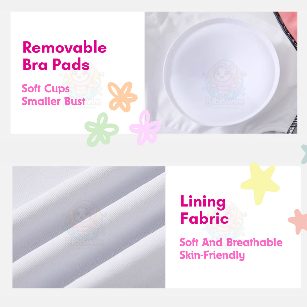 BIBISWIM Push-Up Sporty Swimsuit Set