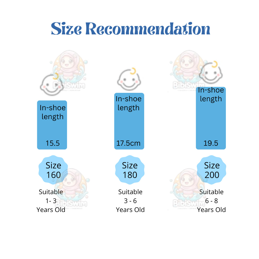 BIBISWIM AquaGrip Kids Swim Shoes