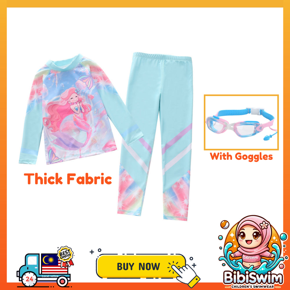 BIBISWIM Jelly Fish Long Sleeve Swim Set