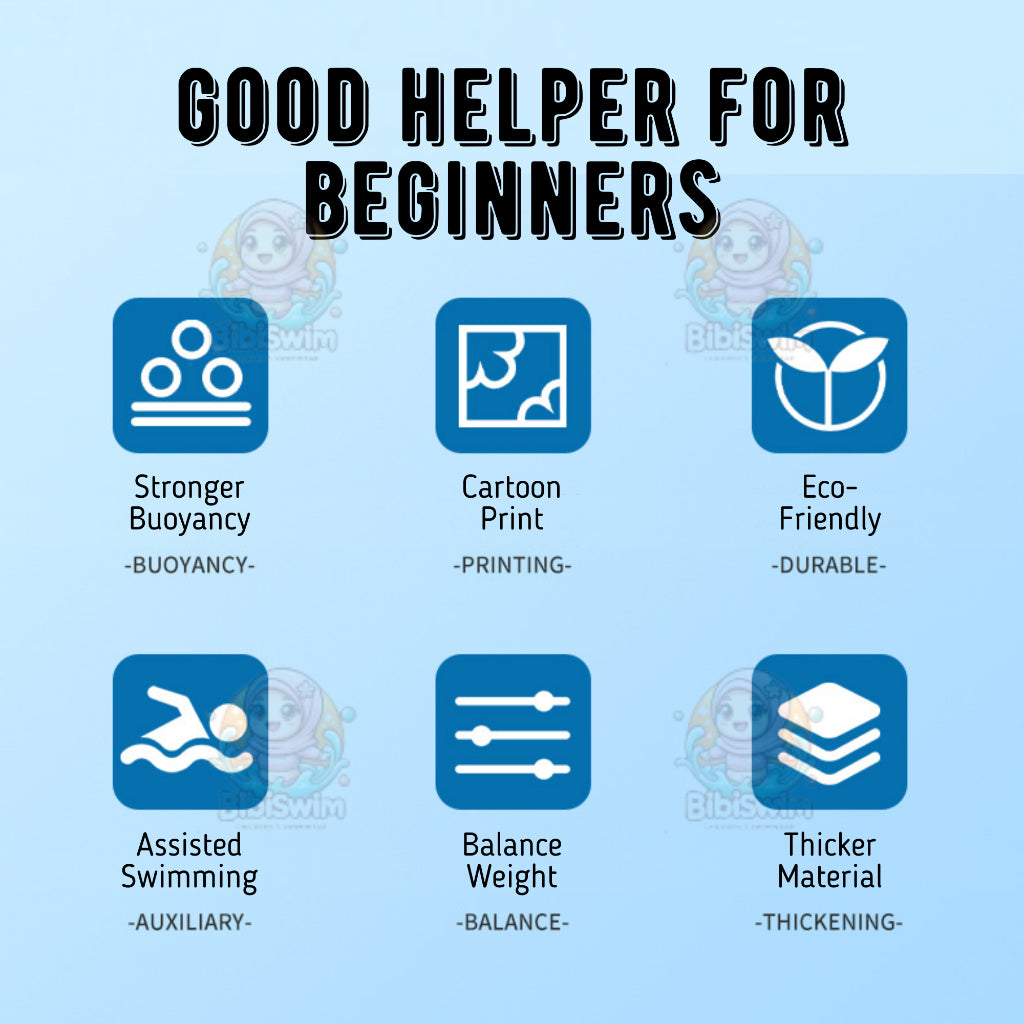 BIBISWIM EVA Swim Kickboard 24 Cartoon