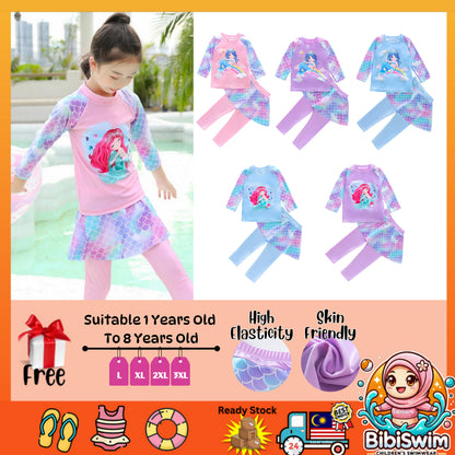 BIBISWIM UPF50 Mermaid Swim Set