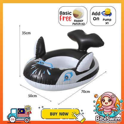 BIBISWIM Baby Swim Ring with Handle