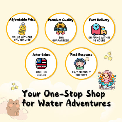 BIBISWIM Kids Hooded Towel 7 Designs