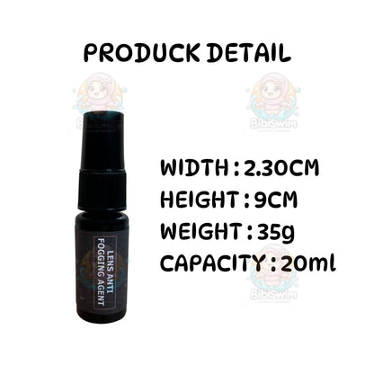 BIBISWIM Clear Swim Goggles Spray