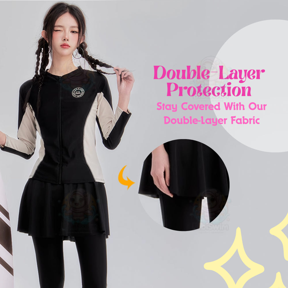 BIBISWIM Modest Swim Set 4pc