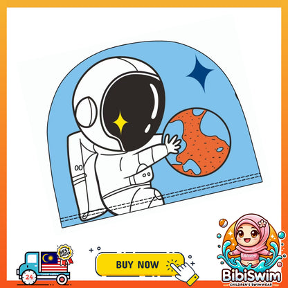 BIBISWIM Cartoon Kids Swim Cap
