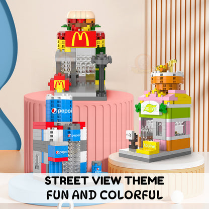 BIBISWIM STEM Street Shop Building Blocks