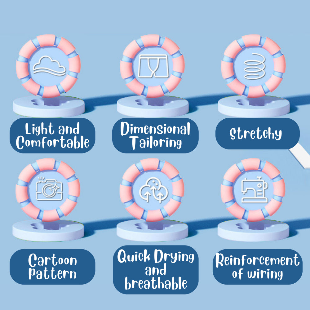 BIBISWIM Dino Shark Swim Set