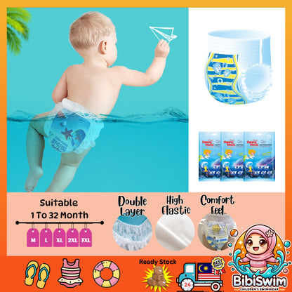 BIBISWIM Leakproof Baby Swim Diapers