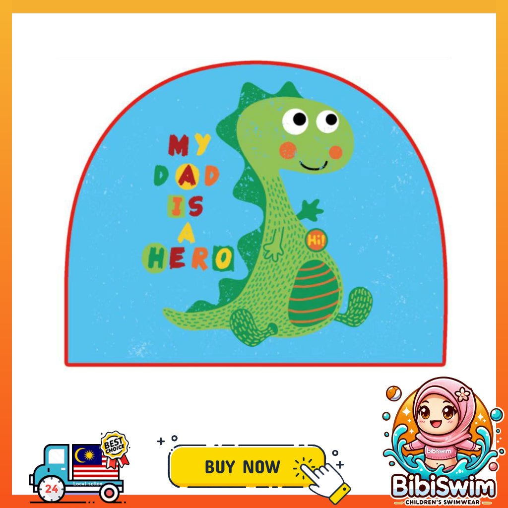 BIBISWIM Cartoon Kids Swim Cap