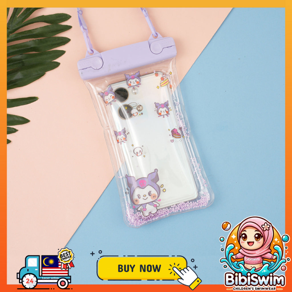 BIBISWIM Cartoon Waterproof Phone Pouch