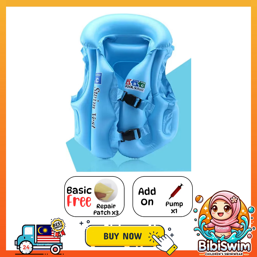 BIBISWIM Kids Inflatable Life Vest