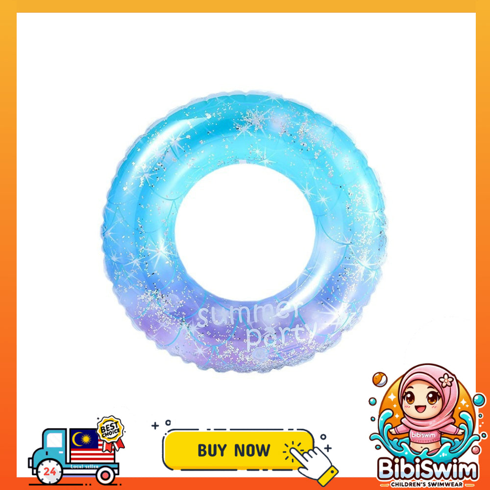 BIBISWIM Cartoon Kids Swim Ring 1+
