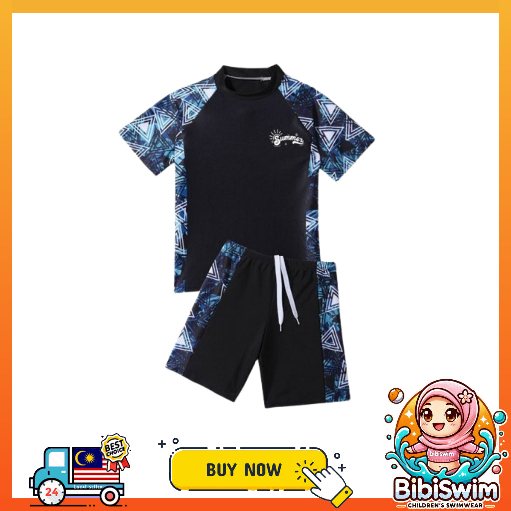 BIBISWIM Kids' 2-Pc Swim Set