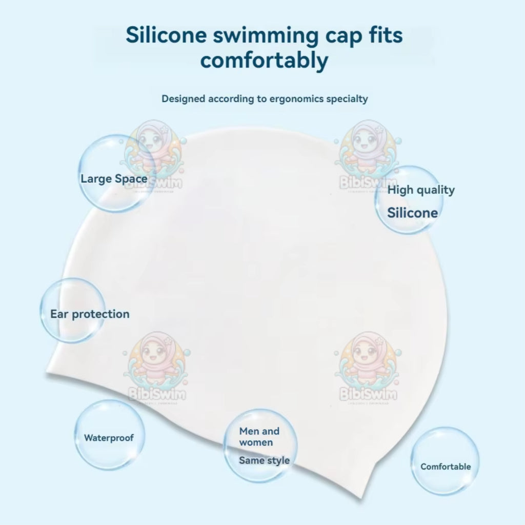 BIBISWIM EarProtect Swim Cap
