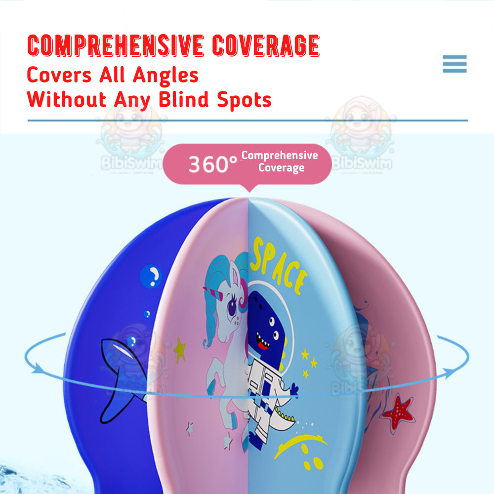 BIBISWIM Kids Swim Cap 12 Animal Designs