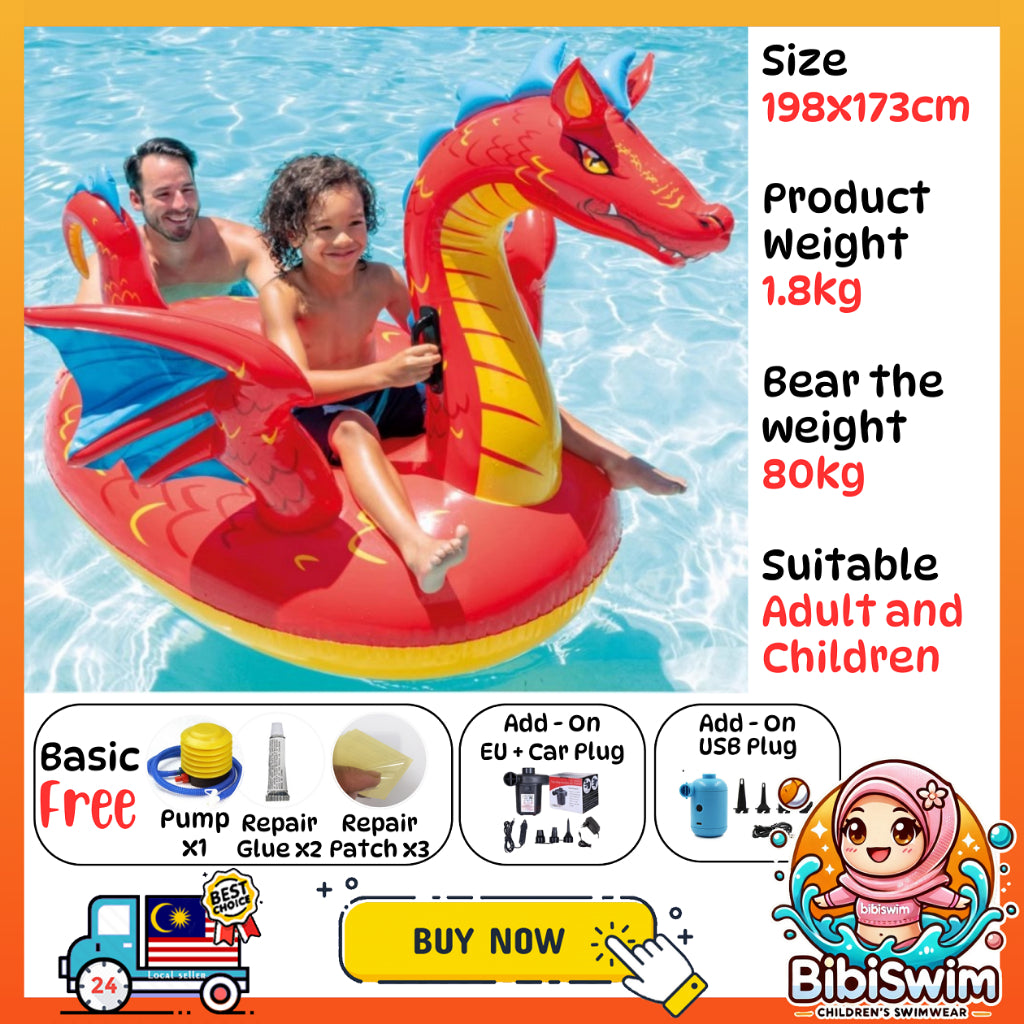 BIBISWIM Cartoon Animal Pool Float