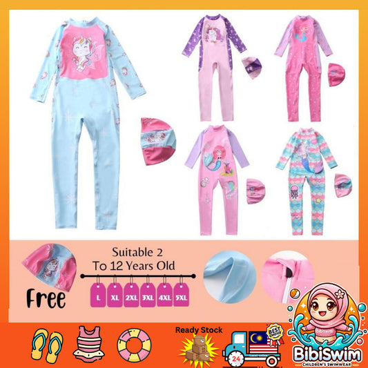 BIBISWIM Angel Swim Set with Hat