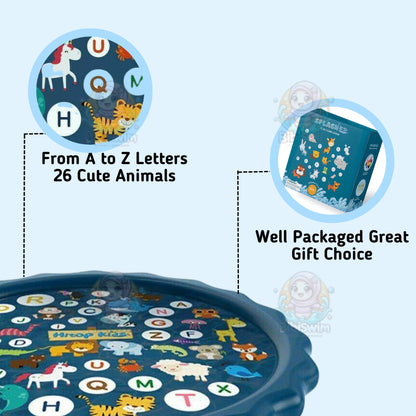 BIBISWIM Thick Splash Mat Kids Water Play