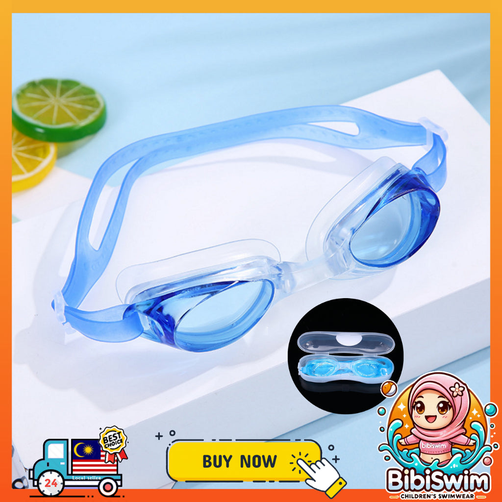 BIBISWIM Kids Swim Goggles AntiFog 3-12