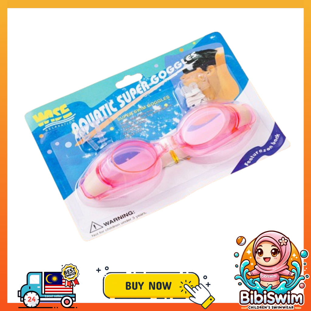 BIBISWIM Kids Swim Goggles AntiFog 3-12