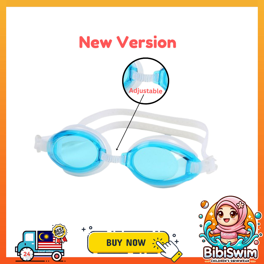 BIBISWIM Kids Swim Goggles AntiFog 3-12