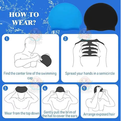 BIBISWIM EarProtect Swim Cap