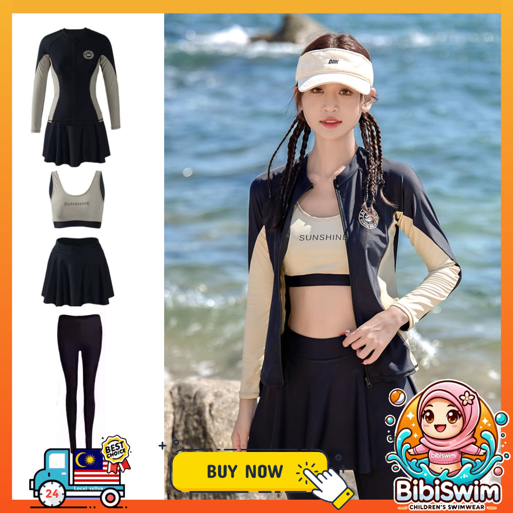 BIBISWIM Modest Swim Set 4pc