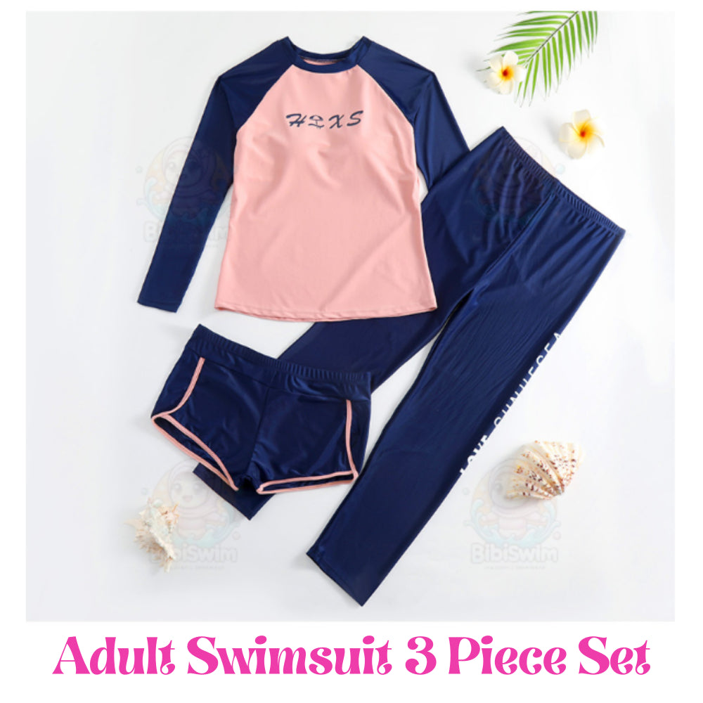 BIBISWIM Modest 3-Piece Swim Set