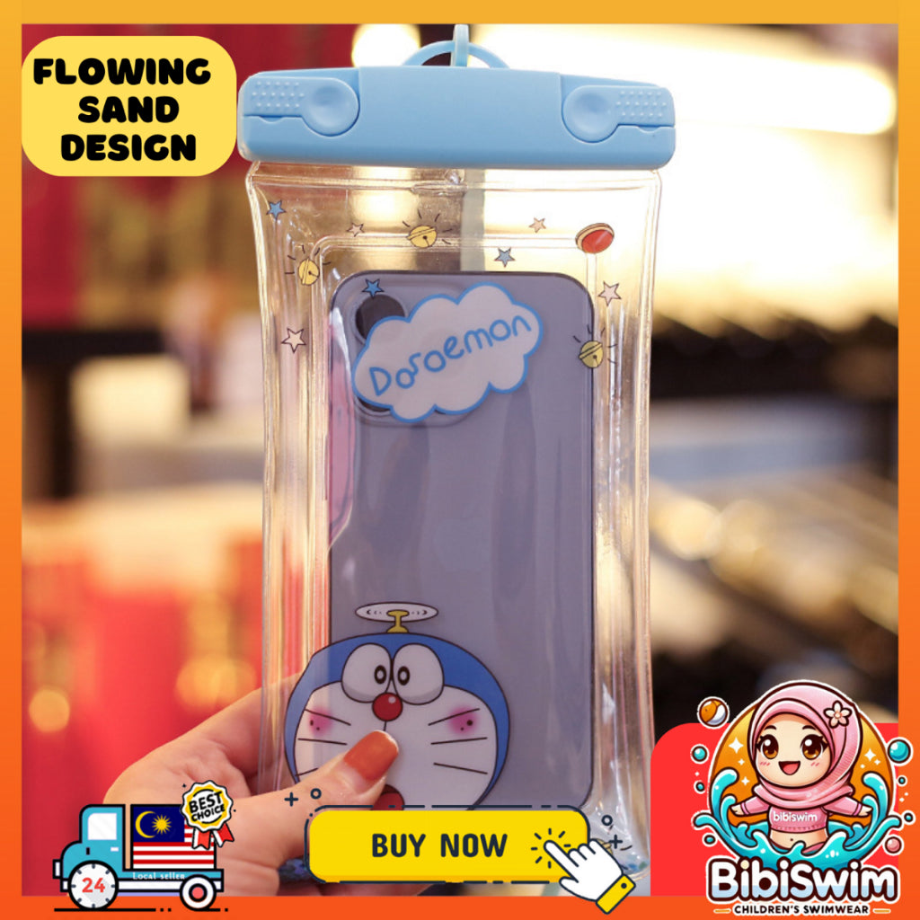 BIBISWIM Cartoon Waterproof Phone Pouch