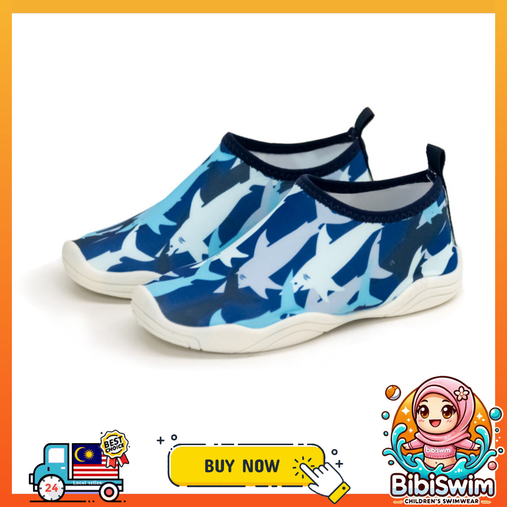 BIBISWIM AquaGrip Kids Swim Shoes