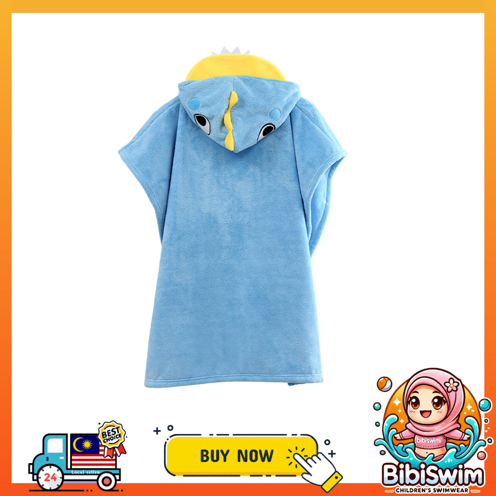 BIBISWIM Kids Hooded Towel 7 Designs