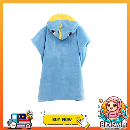 BIBISWIM Kids Hooded Towel 7 Designs