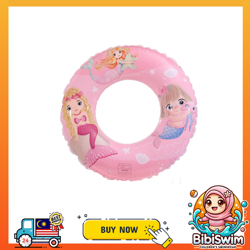 BIBISWIM Cartoon Kids Swim Ring 1+