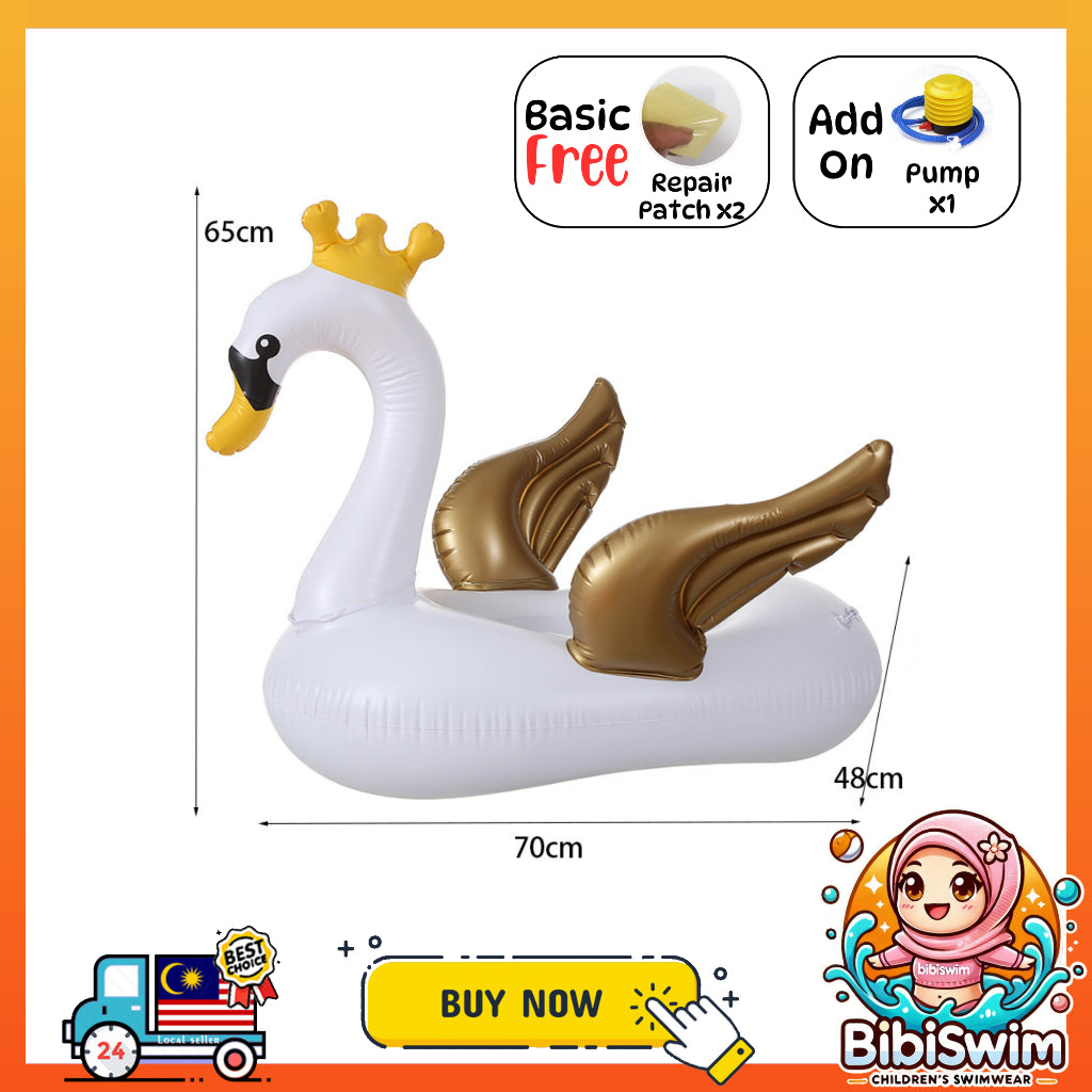 BIBISWIM Baby Swim Ring with Handle