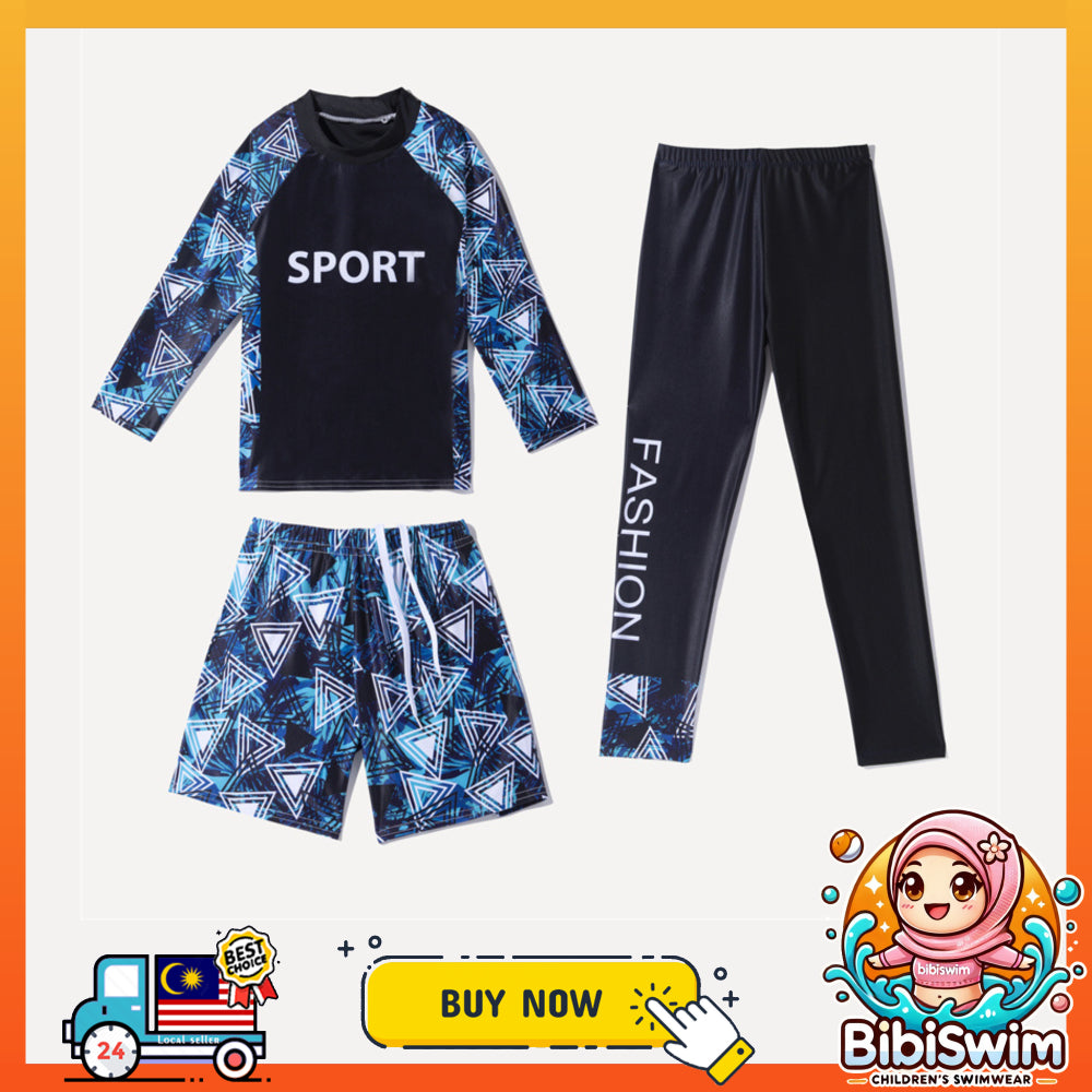 BIBISWIM UPF 50 Kids 3Pc Swim Set