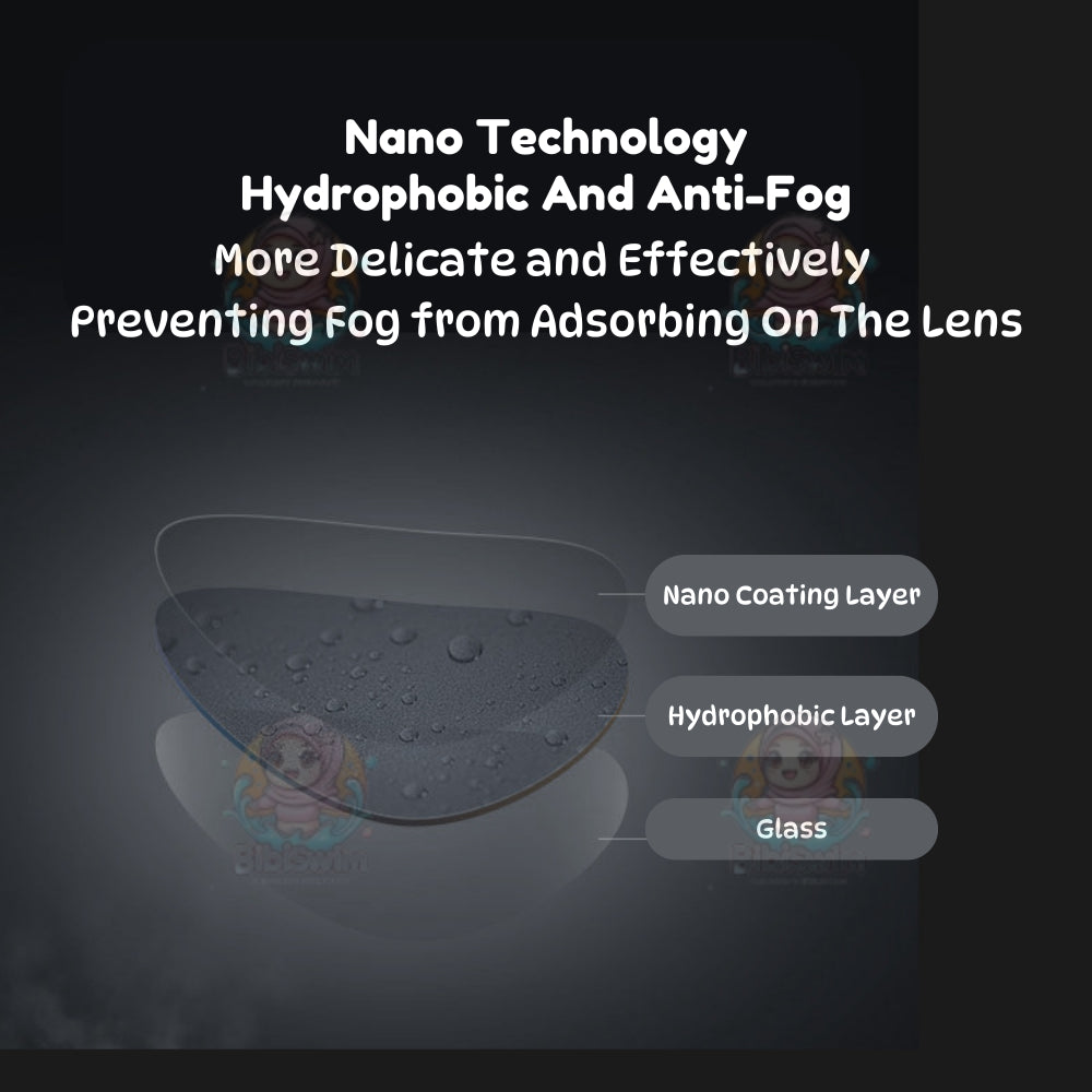 BIBISWIM Clear Swim Goggles Spray